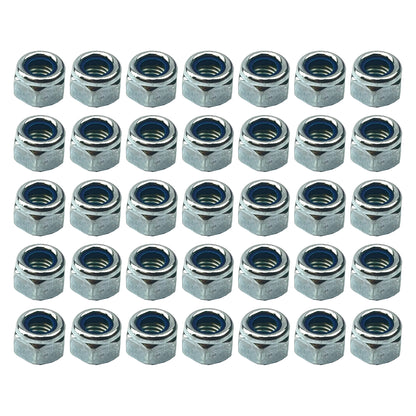 NYLOCK M8 NUT PACK/35, REGULAR9X13mm