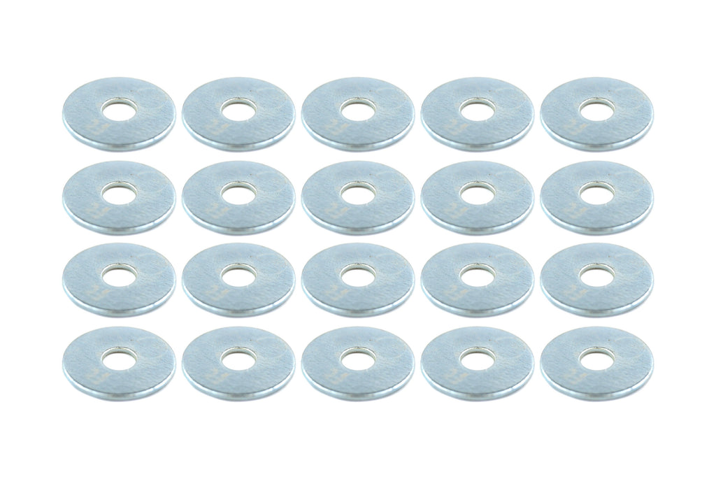 WASHERS PENNY 6mm x 20mm STEEL PACK OF 20 BRIGHT ZINC PLATED