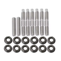 CYLINDER HEAD NUT STUD KIT SET8 82-95 YAMAHA YZ SV YT IT YFS WR YTZ YFZ TY 90116-08042-00