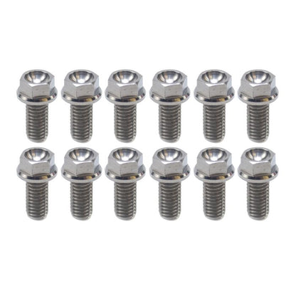 BOLT DISC TITANIUM FRONT & REAR, / PACK OF 12