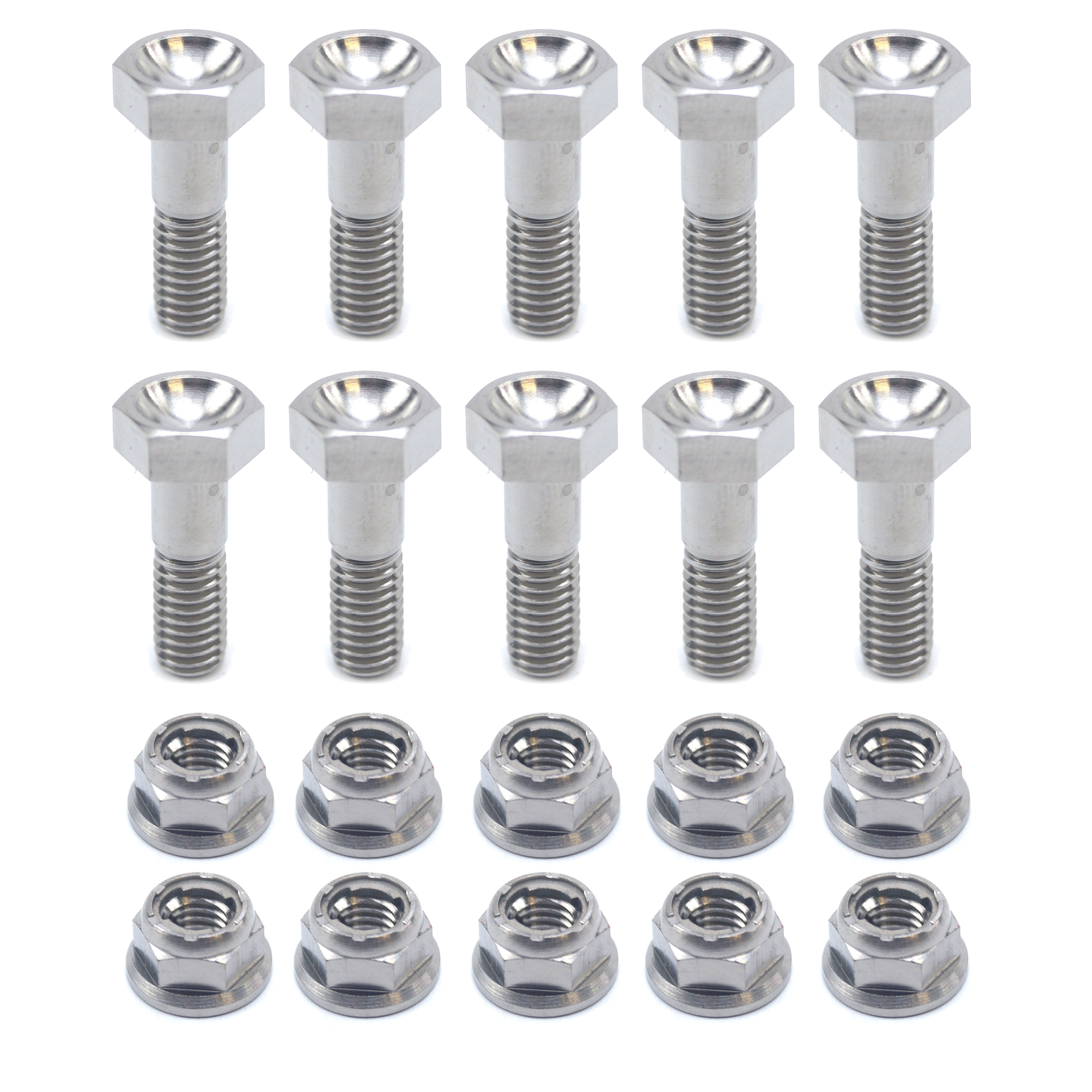 TI GR5 BOLTS DISC HONDA KIT/10, TITANIUM FRONT & REAR KIT 95>2021, / FIR BRAND