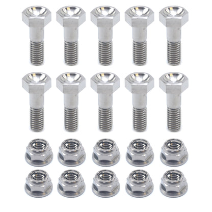 TI GR5 BOLTS DISC HONDA KIT/10, TITANIUM FRONT & REAR KIT 95>2021, / FIR BRAND