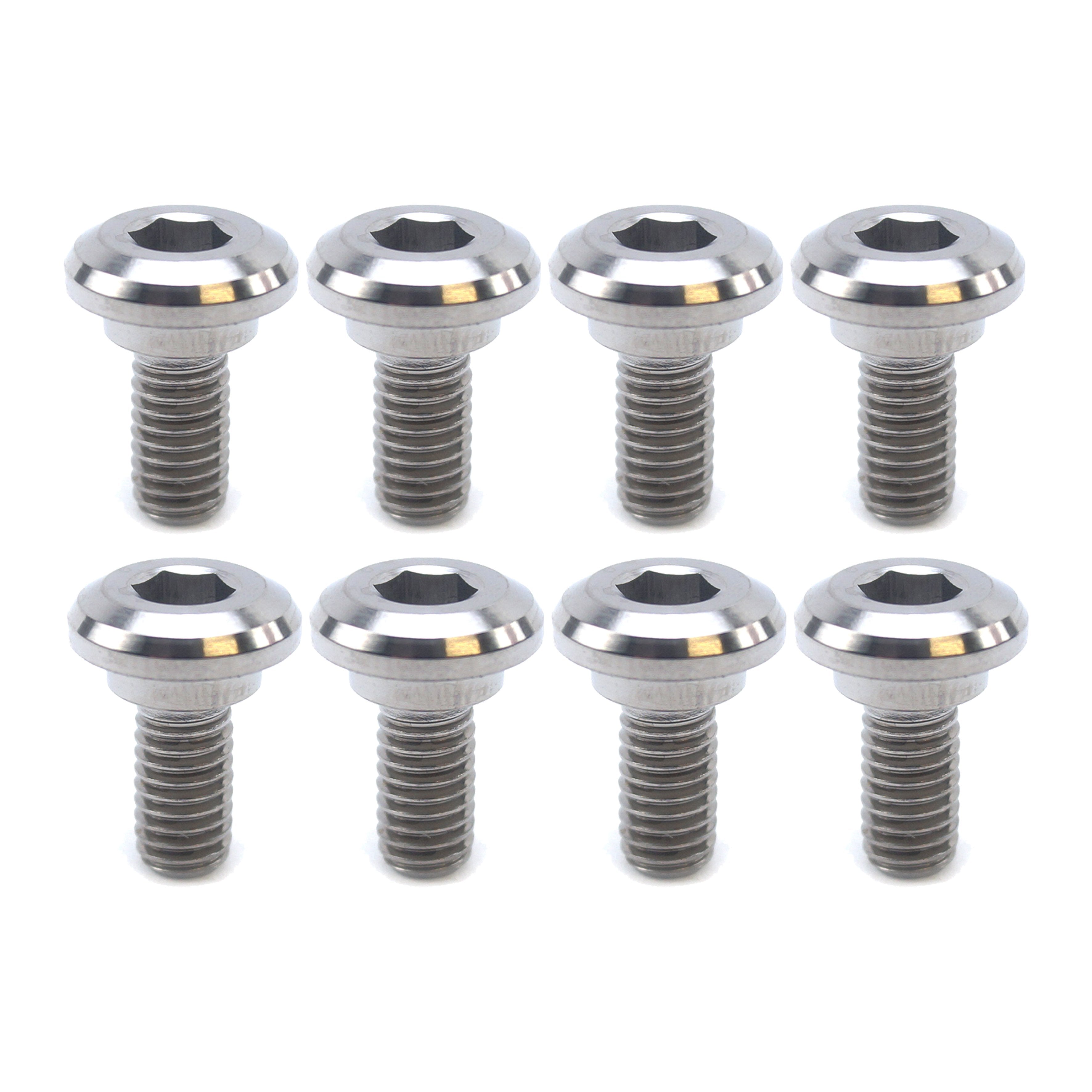 TI GR5 BOLTS DISC KAW/SUZ KIT/8, TITANIUM FRONT & REAR RM KX KXF, / FIR BRAND