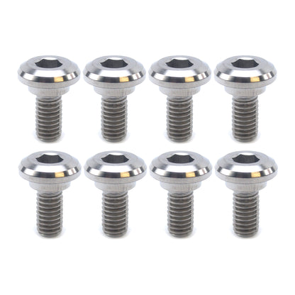 TI GR5 BOLTS DISC KAW/SUZ KIT/8, TITANIUM FRONT & REAR RM KX KXF, / FIR BRAND