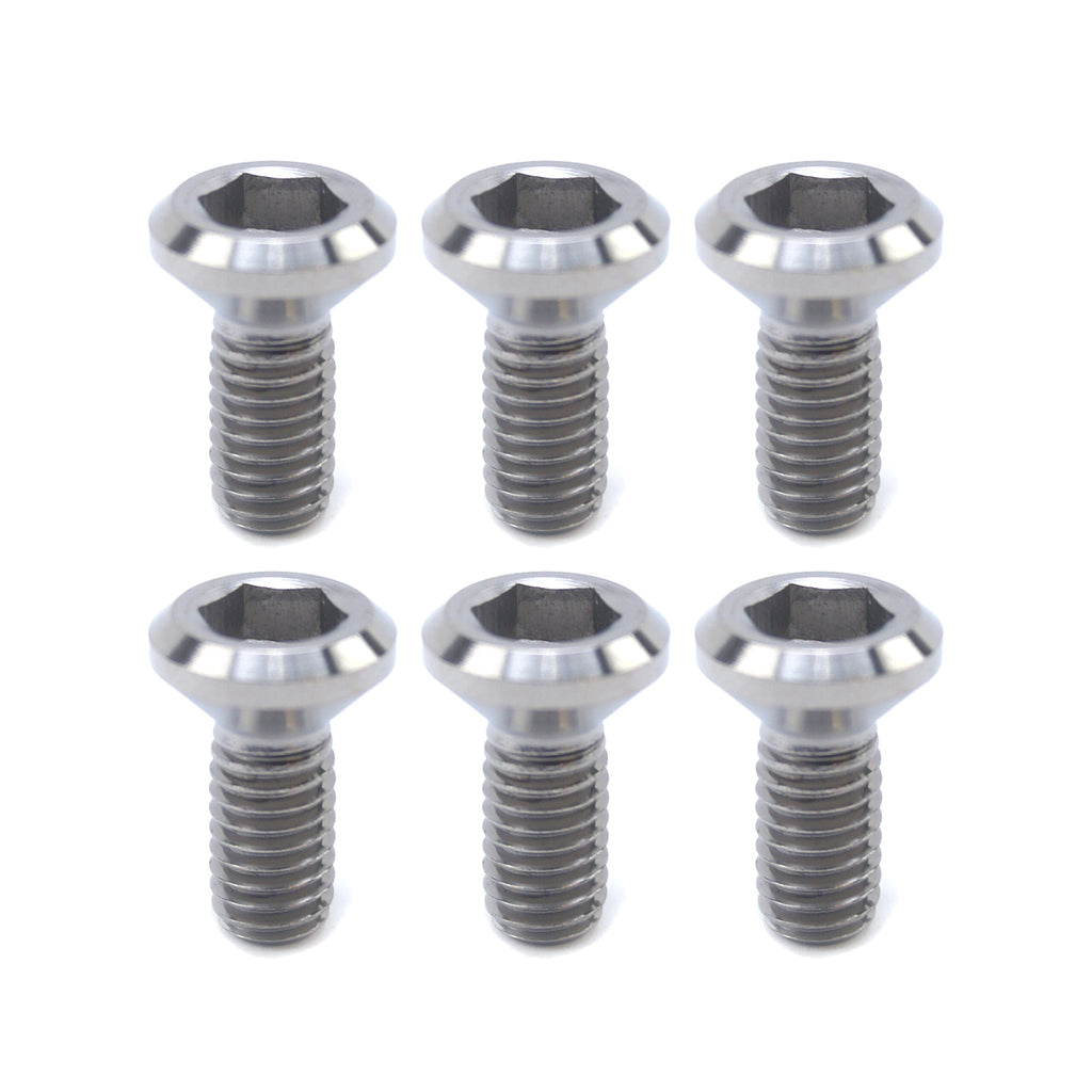 BOLT DISC YAMAHA FRONT KIT/6, TITANIUM / / CSK M6, 90149-06327-00 / 90151-06080-00