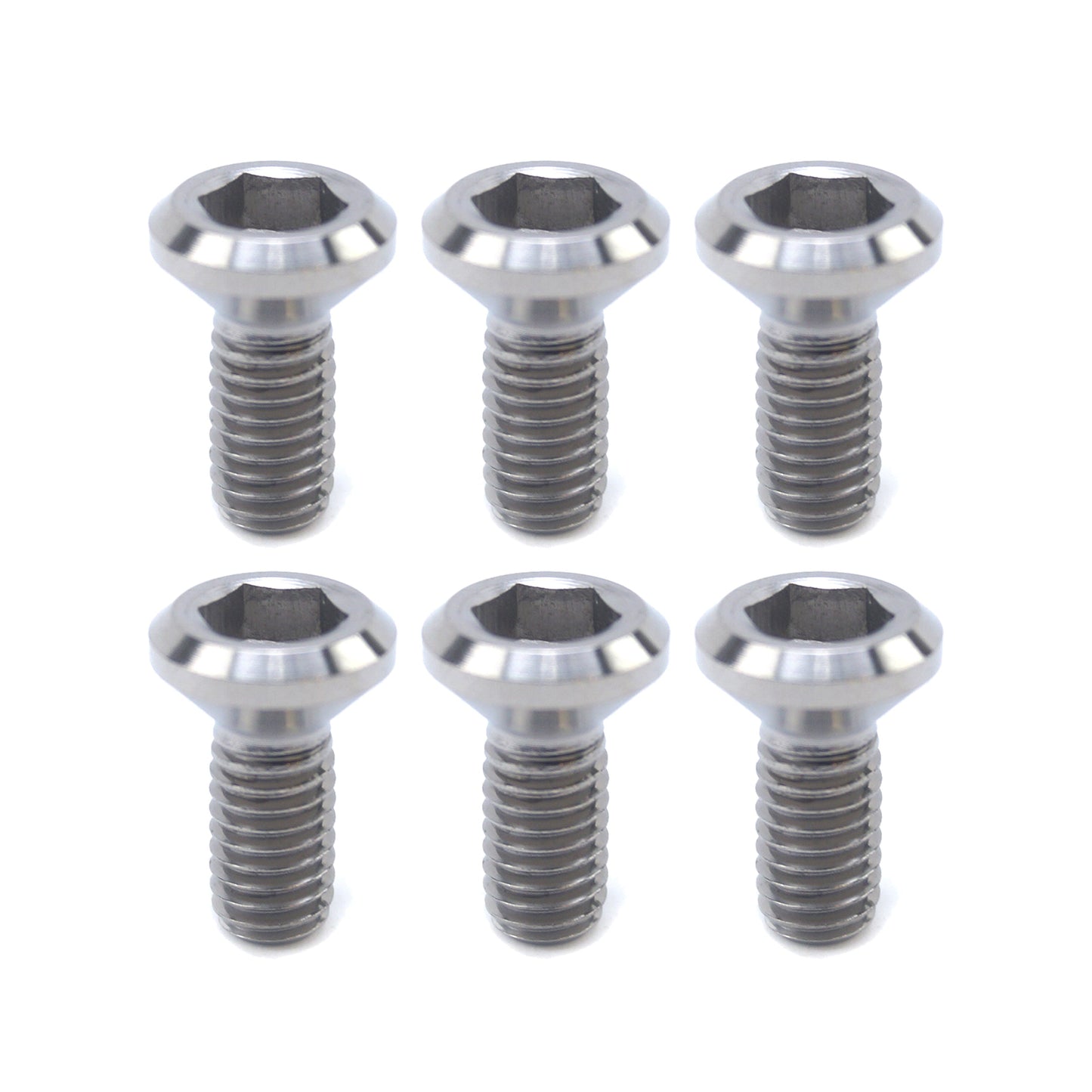 BOLT DISC YAMAHA FRONT KIT/6, TITANIUM / / CSK M6, 90149-06327-00 / 90151-06080-00