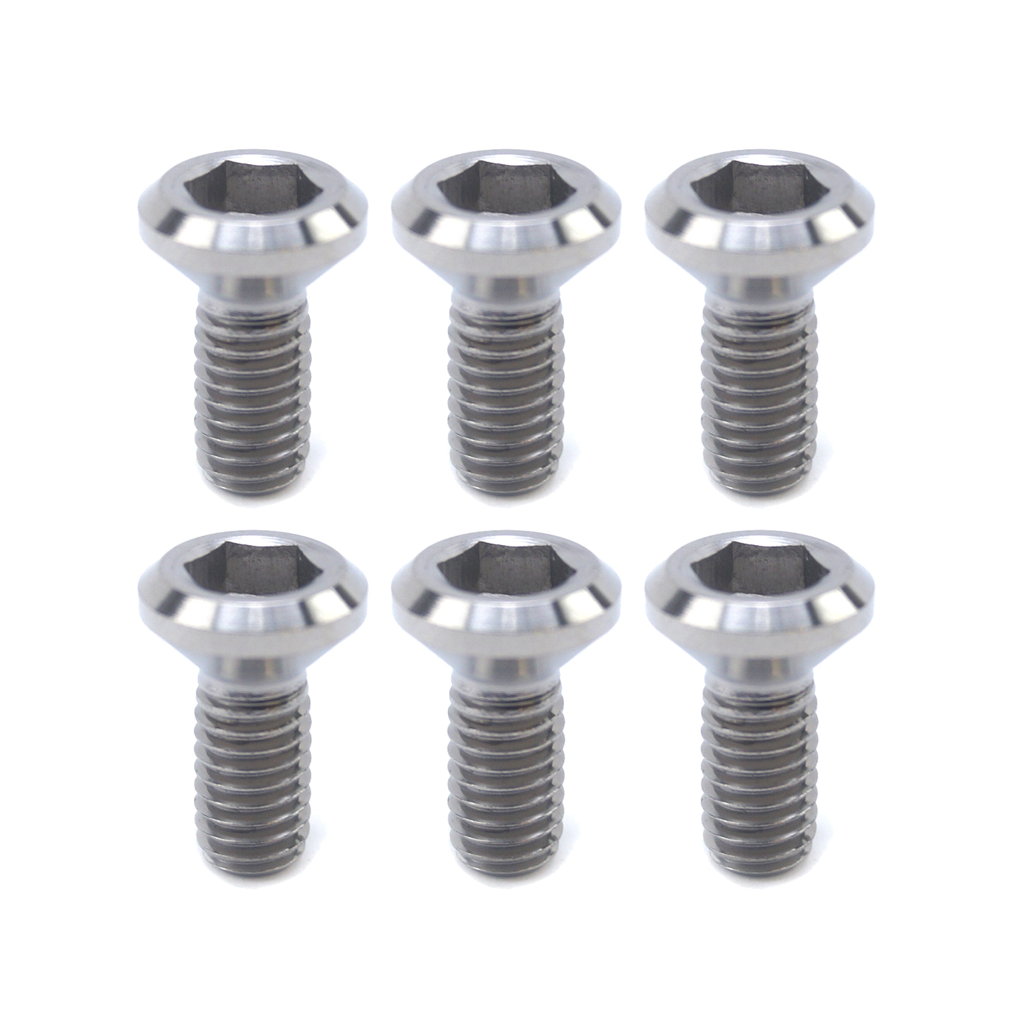 BOLT DISC YAMAHA FRONT KIT/6, TITANIUM / / CSK M6, 90149-06327-00 / 90151-06080-00