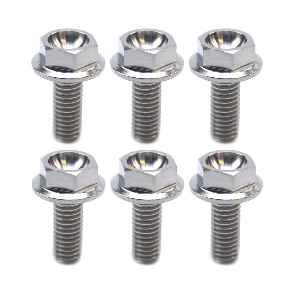 BOLT DISC YAMAHA REAR KIT/6, TITANIUM / / M6, 90109-065G4-00 / 90105-06109-00