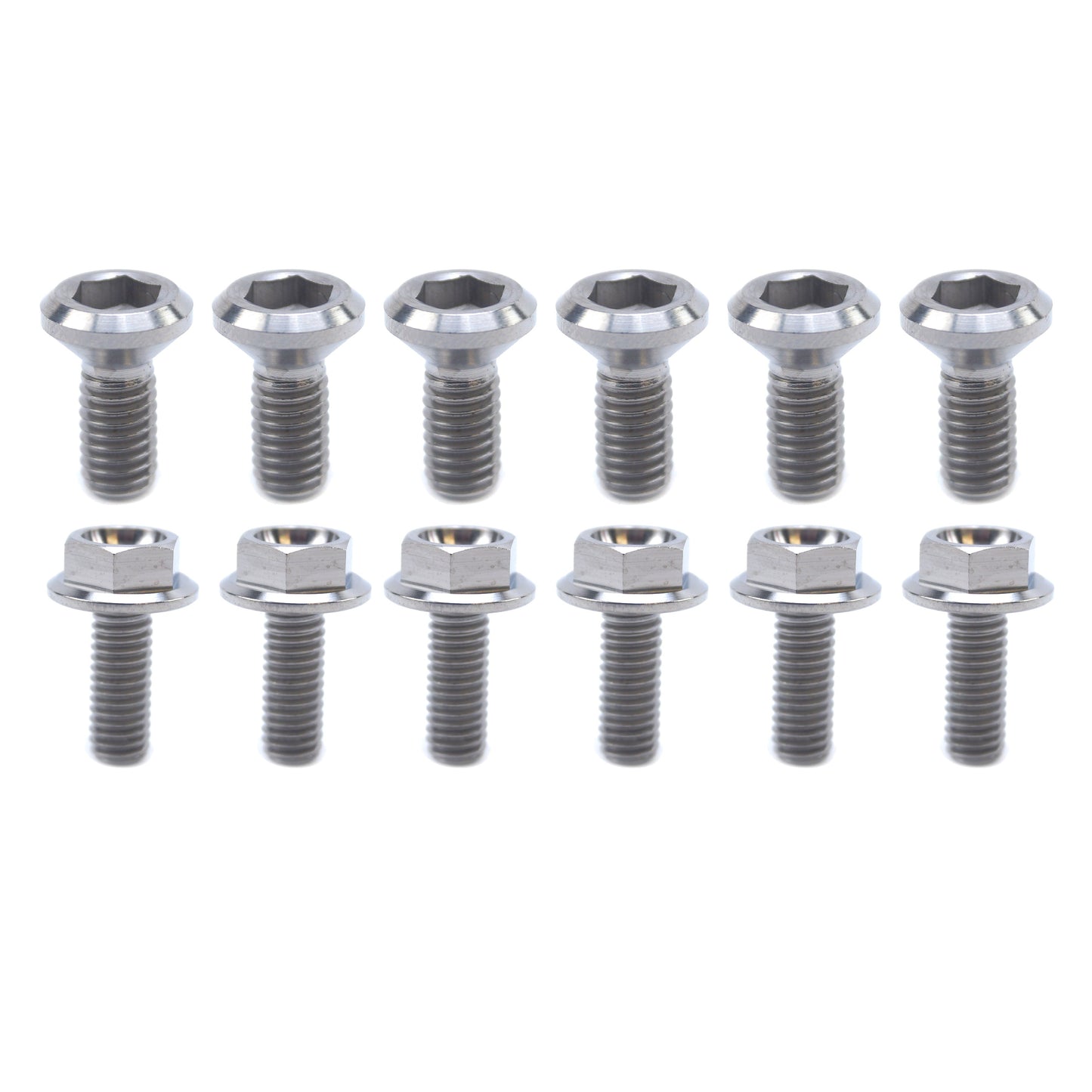 BOLT DISC YAMAHA FRONT & REAR, TITANIUM / / M6, 90149-06327-00 / 90151-06080-00, 90109-065G4-00 / 90105-06109-00