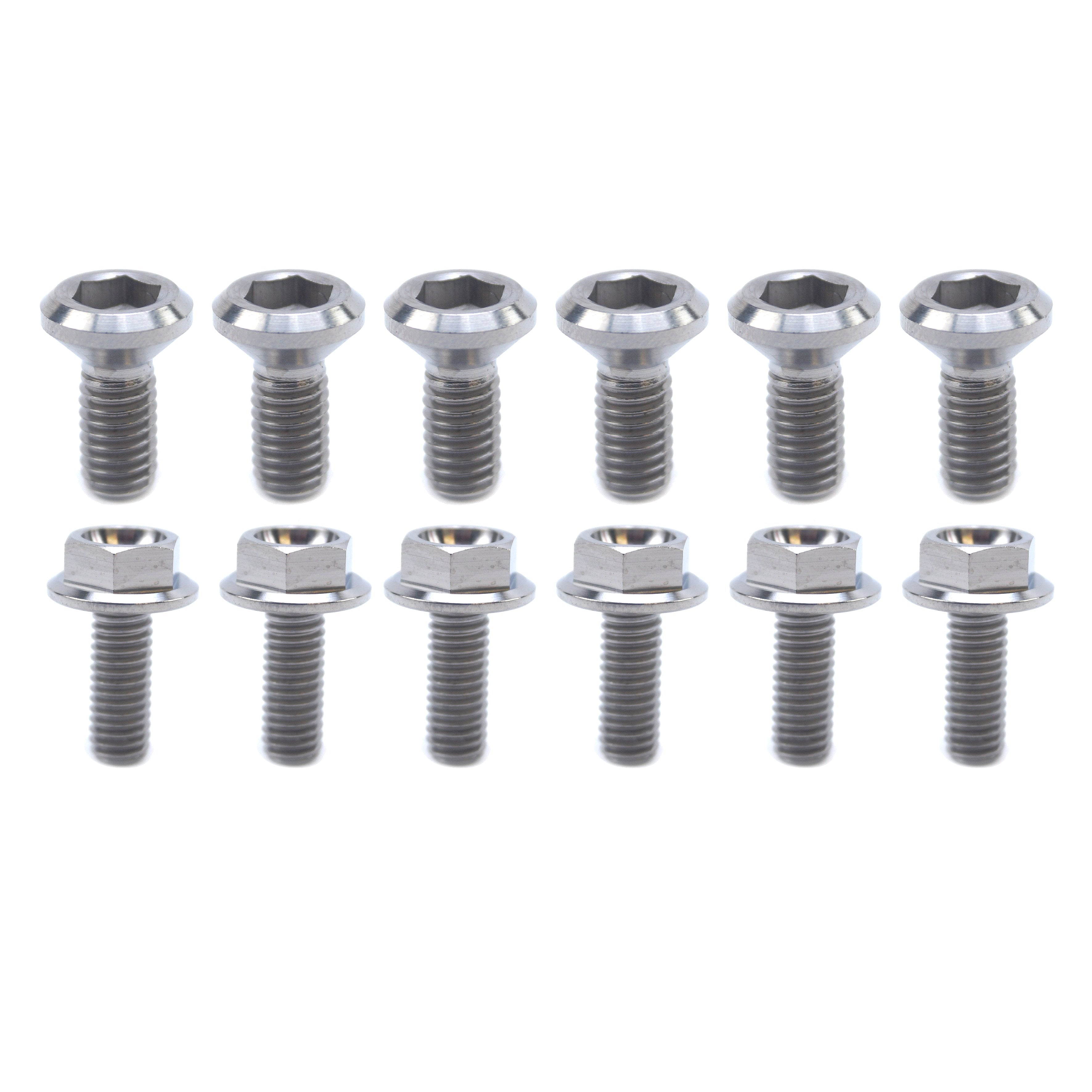 BOLT DISC YAMAHA FRONT & REAR, TITANIUM / / M6, 90149-06327-00 / 90151-06080-00, 90109-065G4-00 / 90105-06109-00