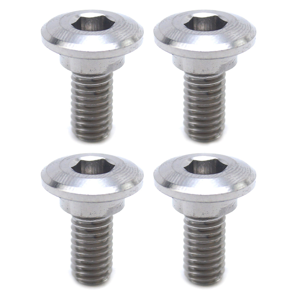 GR5 BOLT DISC M6 x 14mm BOSS, TITANIUM / PACK 4 / 92151-1799, /