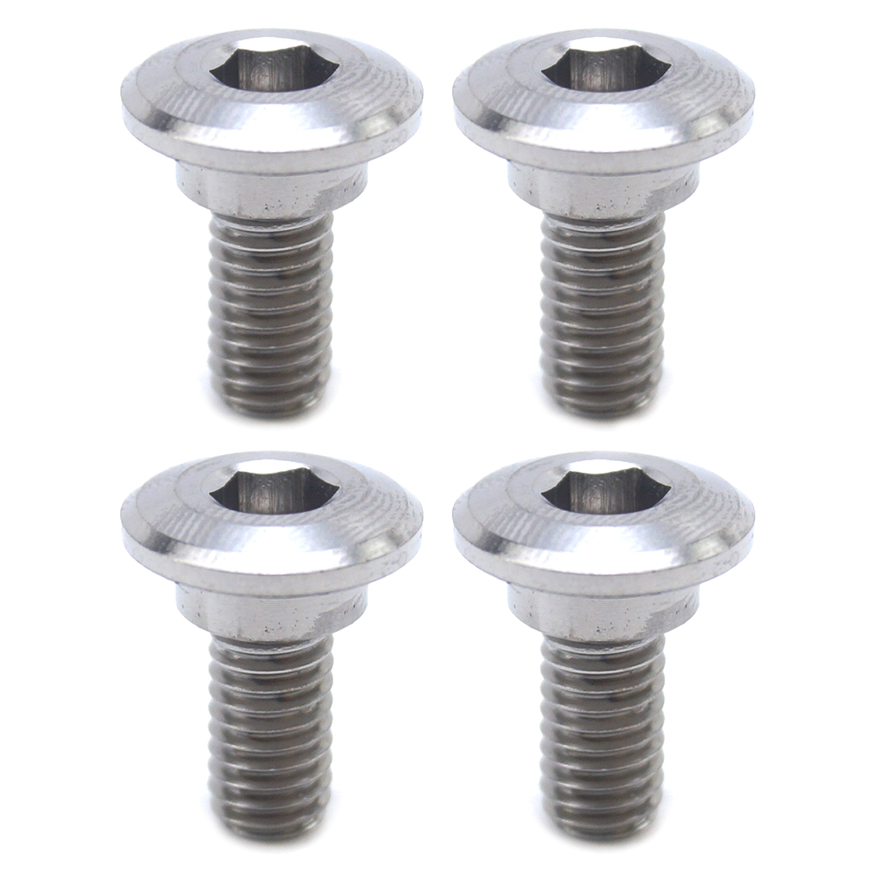 GR5 BOLT DISC M6 x 14mm BOSS, TITANIUM / PACK 4 / 92151-1799, /