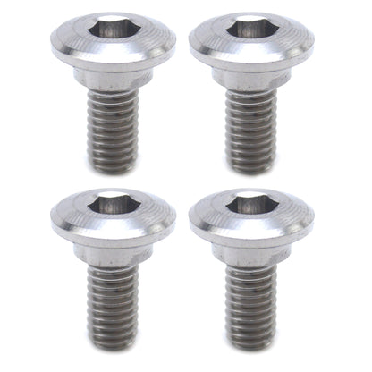 GR5 BOLT DISC M6 x 14mm BOSS, TITANIUM / PACK 4 / 92151-1799, /