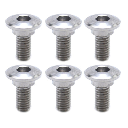 GR5 BOLT DISC M6 x 14mm BOSS 8.9, TITANIUM / PACK 6 / 92151-1799