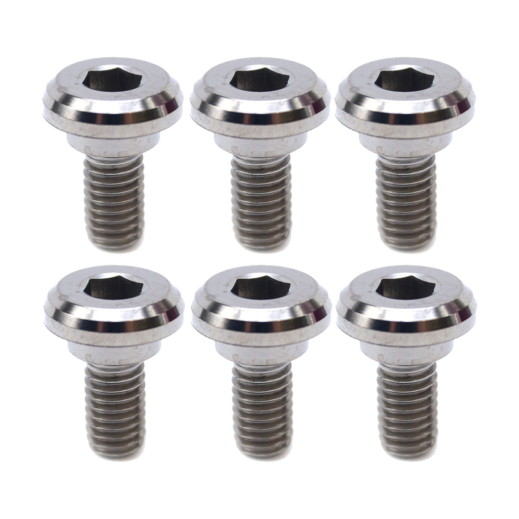 BOLT DISC M6 WITH SHOULDER PK6, TITANIUM GRADE 5 /DISC BOLT