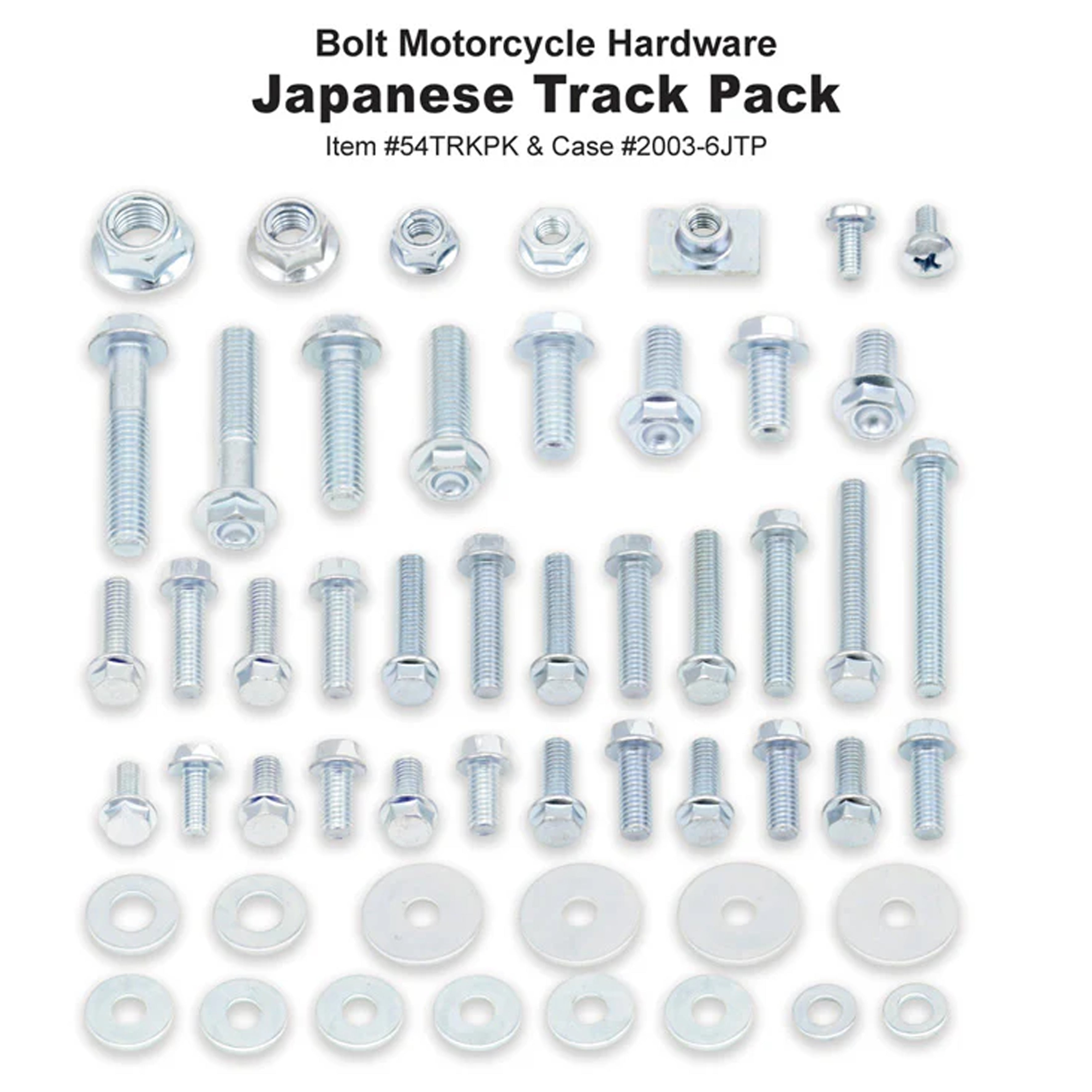 BOLT Japanese Track Pack, MOTORCYCLE HARDWARE 54TRKPK, BM200318TP