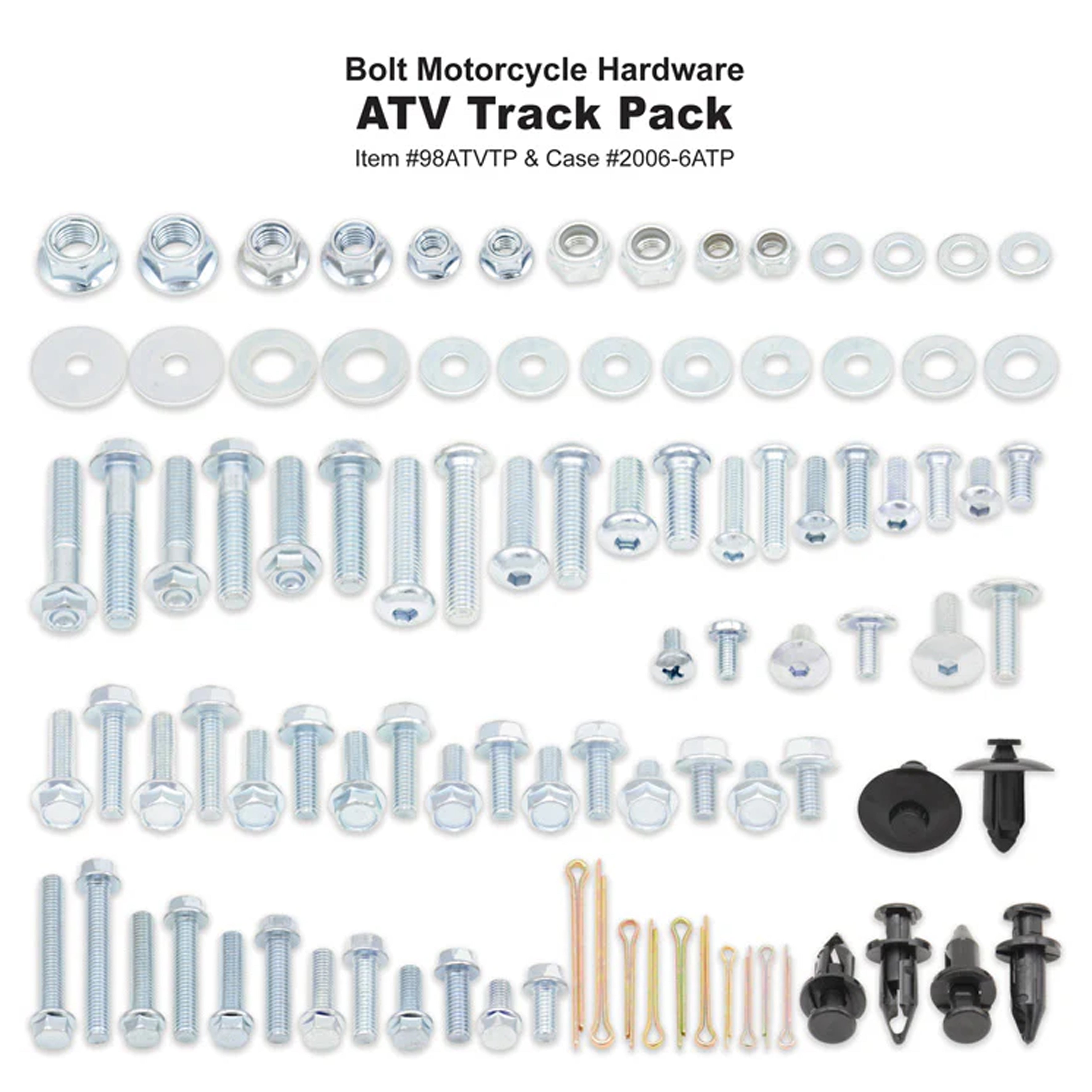 BOLT Japanese ATV Track Pack., MOTORCYCLE HARDWARE 98ATVTP