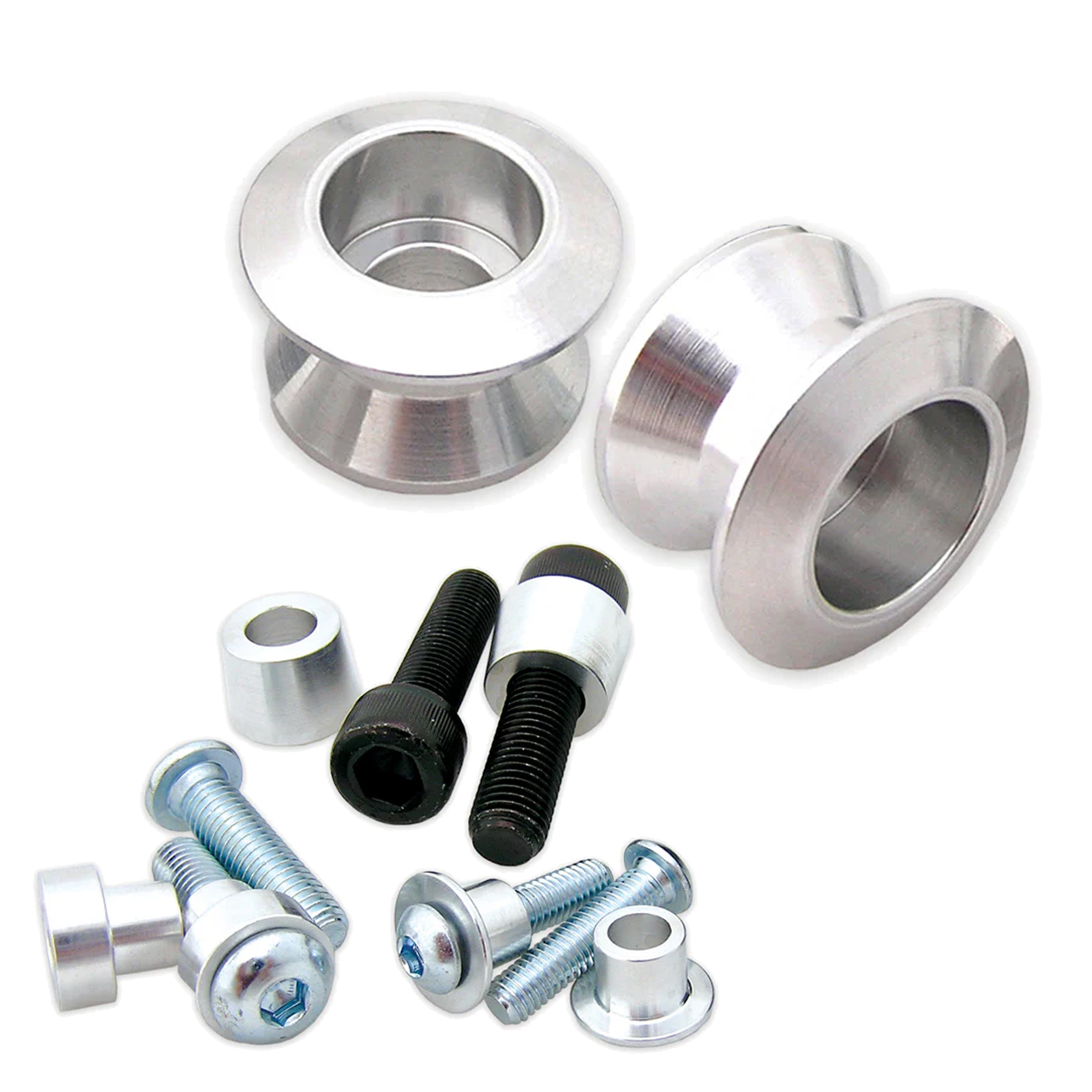 SWINGARM SPOOL UNIV SILVER, BOLT HARDWARE 2009-SSS.S
