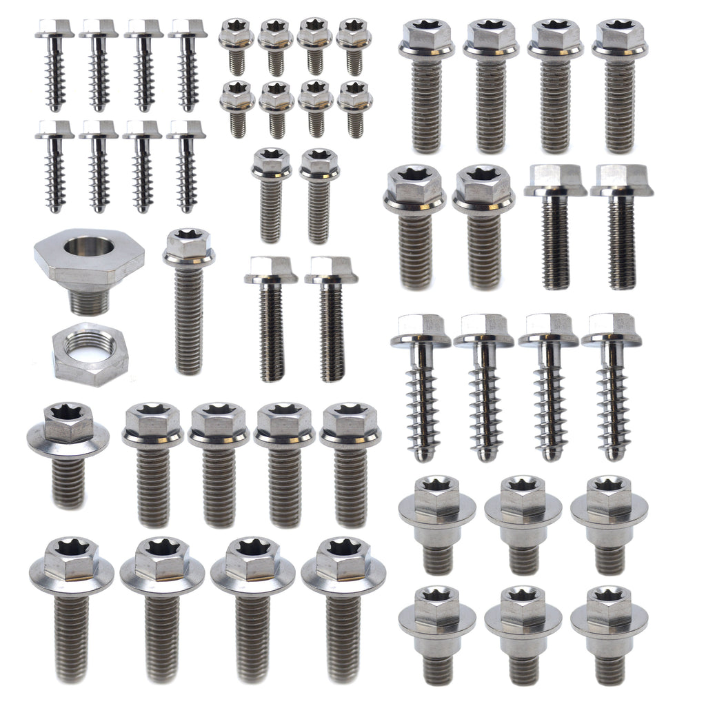 TITANIUM PLASTIC BOLT KIT 03-16 KTM SX XC EXC XC-W MXC SX-F XC-F XCF-W EXC-F KTM-PFK1