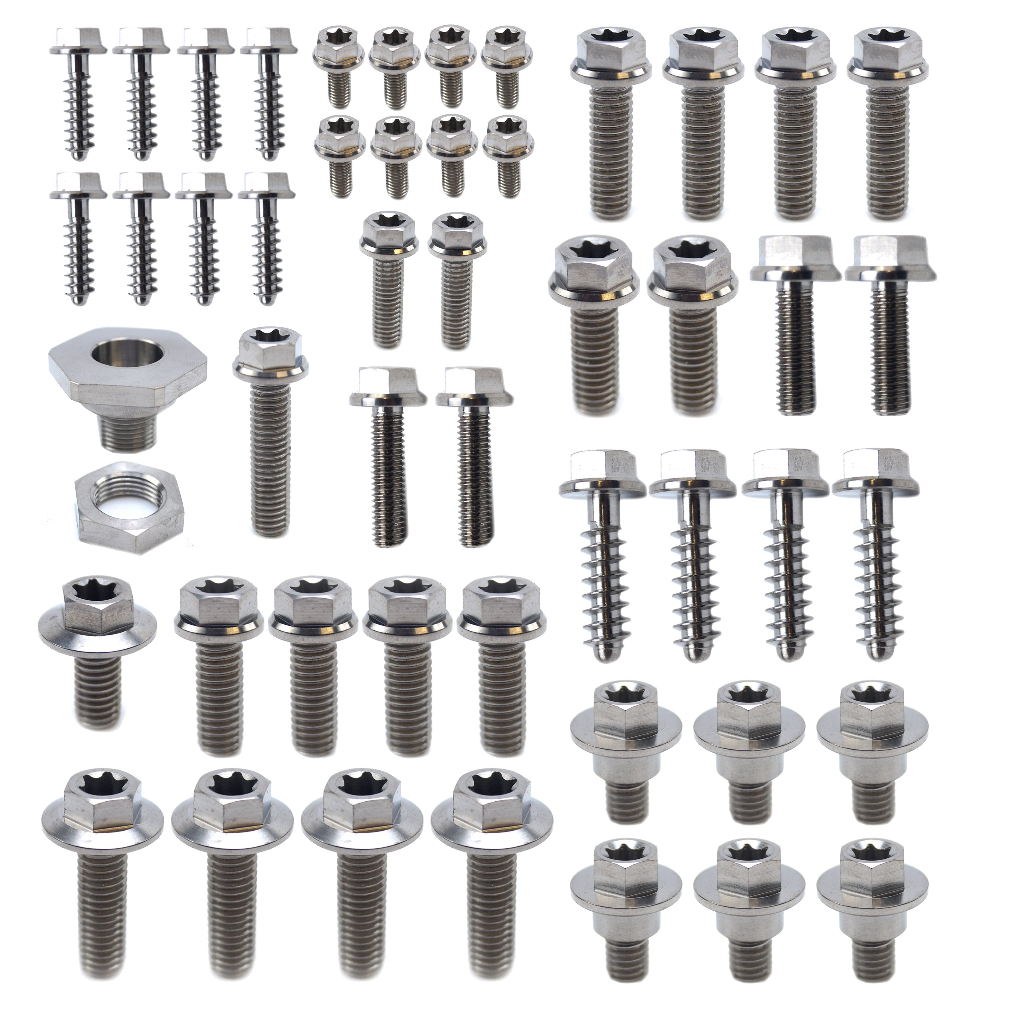 TITANIUM PLASTIC BOLT KIT 03-16 KTM SX XC EXC XC-W MXC SX-F XC-F XCF-W EXC-F KTM-PFK1