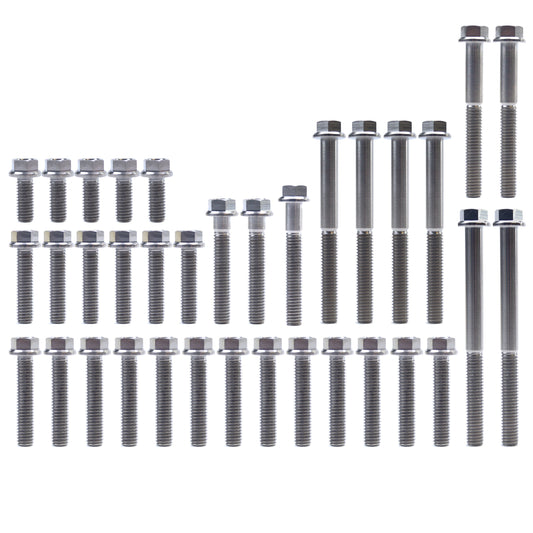 YAMAHA YZ 65 TITANIUM ENGINE BOLT KIT, KIT SIZE 35 BOLTS !!! MADE TO ORDER !!!