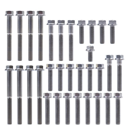 YAMAHA YZ 85 TITANIUM ENGINE BOLT KIT, KIT SIZE 32 BOLTS !!! MADE TO ORDER !!!