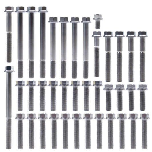 YAMAHA YZ 125 TITANIUM ENGINE BOLT KIT, KIT SIZE 39 BOLTS !!! MADE TO ORDER !!!