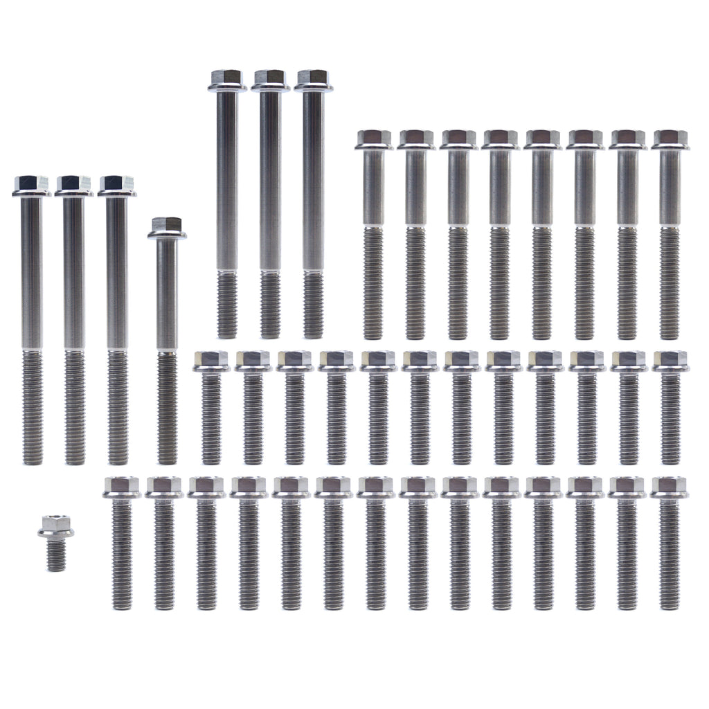 YAMAHA YZ 250 TITANIUM ENGINE BOLT KIT, KIT SIZE 43 BOLTS !!! MADE TO ORDER !!!