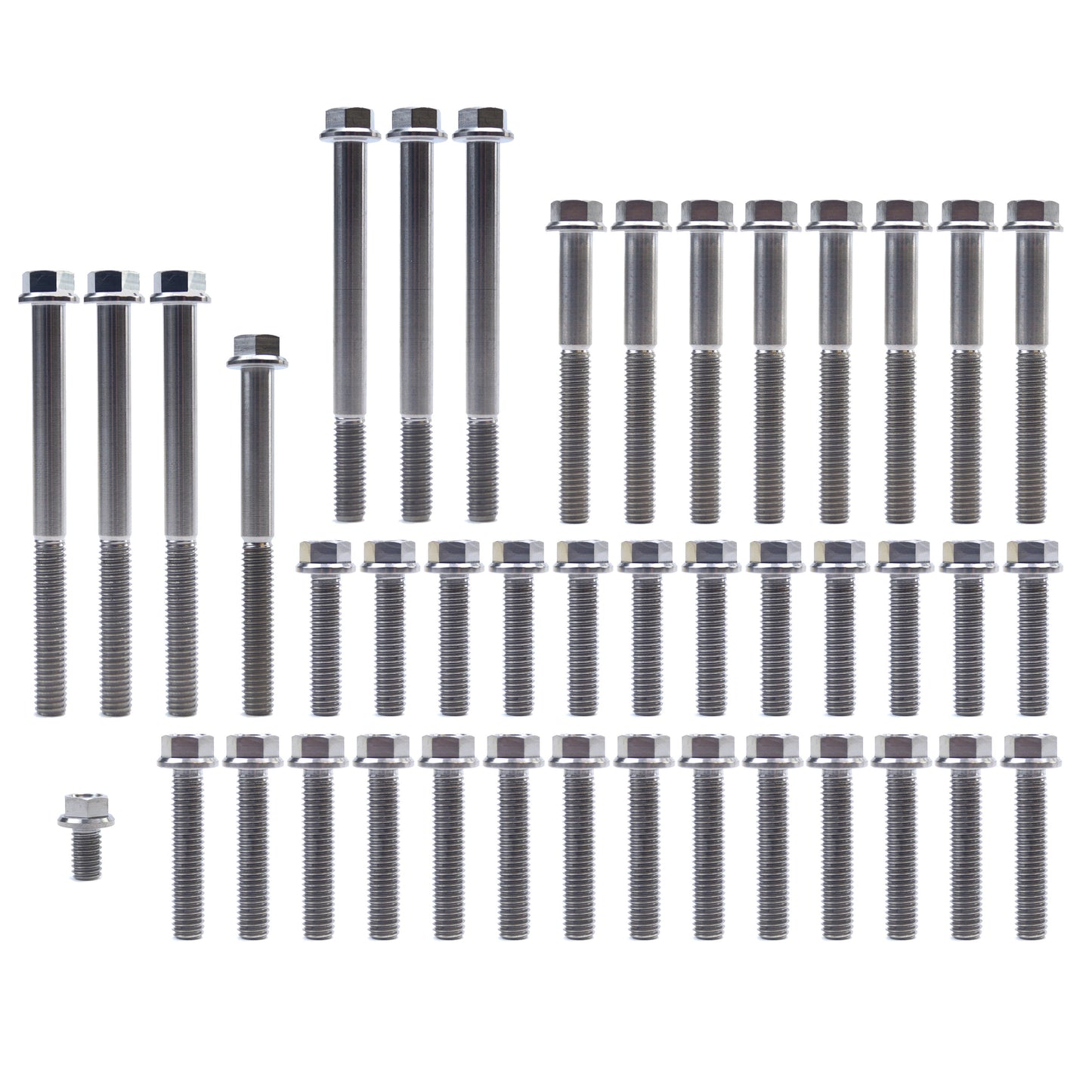 YAMAHA YZ 250 TITANIUM ENGINE BOLT KIT, KIT SIZE 43 BOLTS !!! MADE TO ORDER !!!