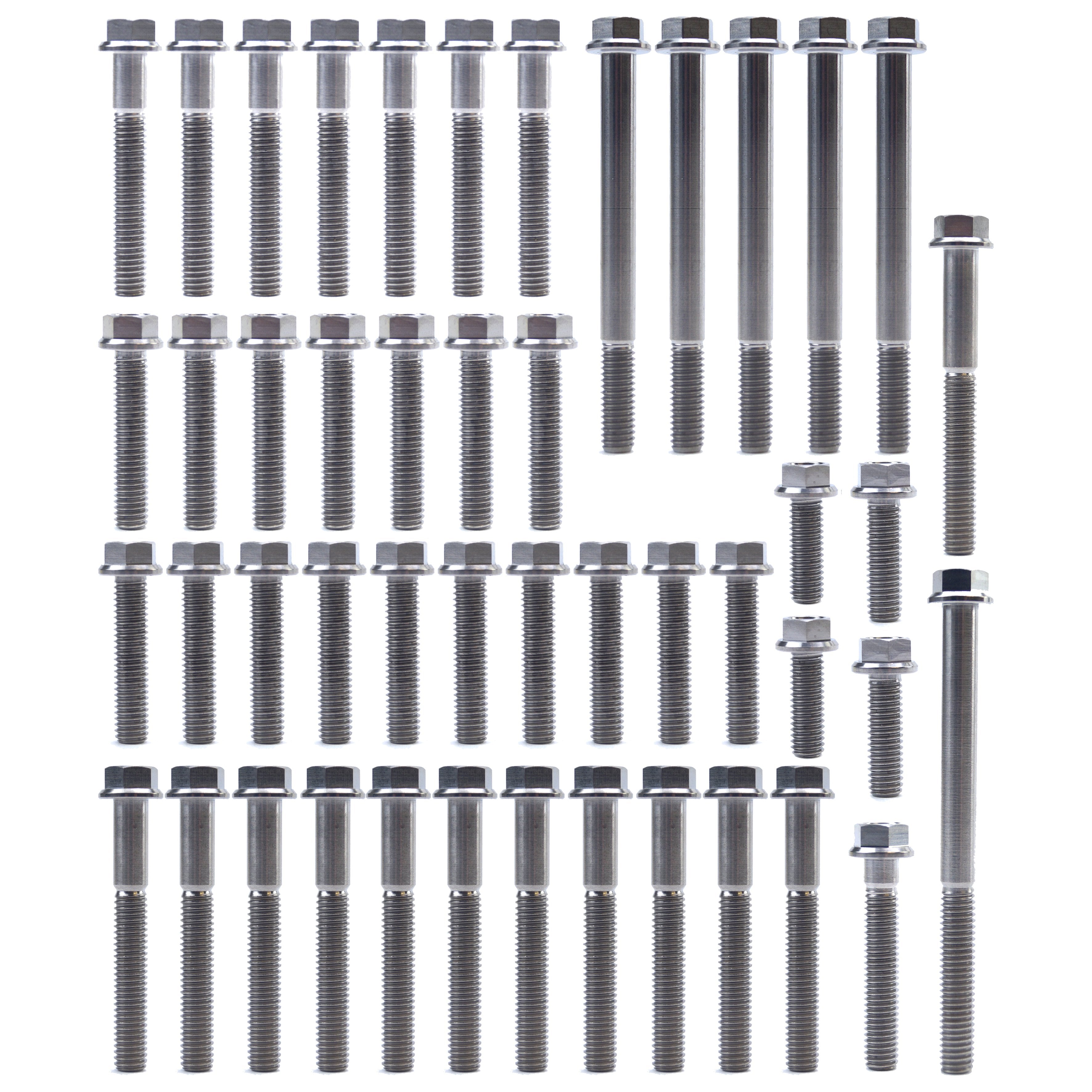 HONDA CRF 250 R TITANIUM ENGINE BOLT KIT, KIT SIZE 48 BOLTS !!! MADE TO ORDER !!!