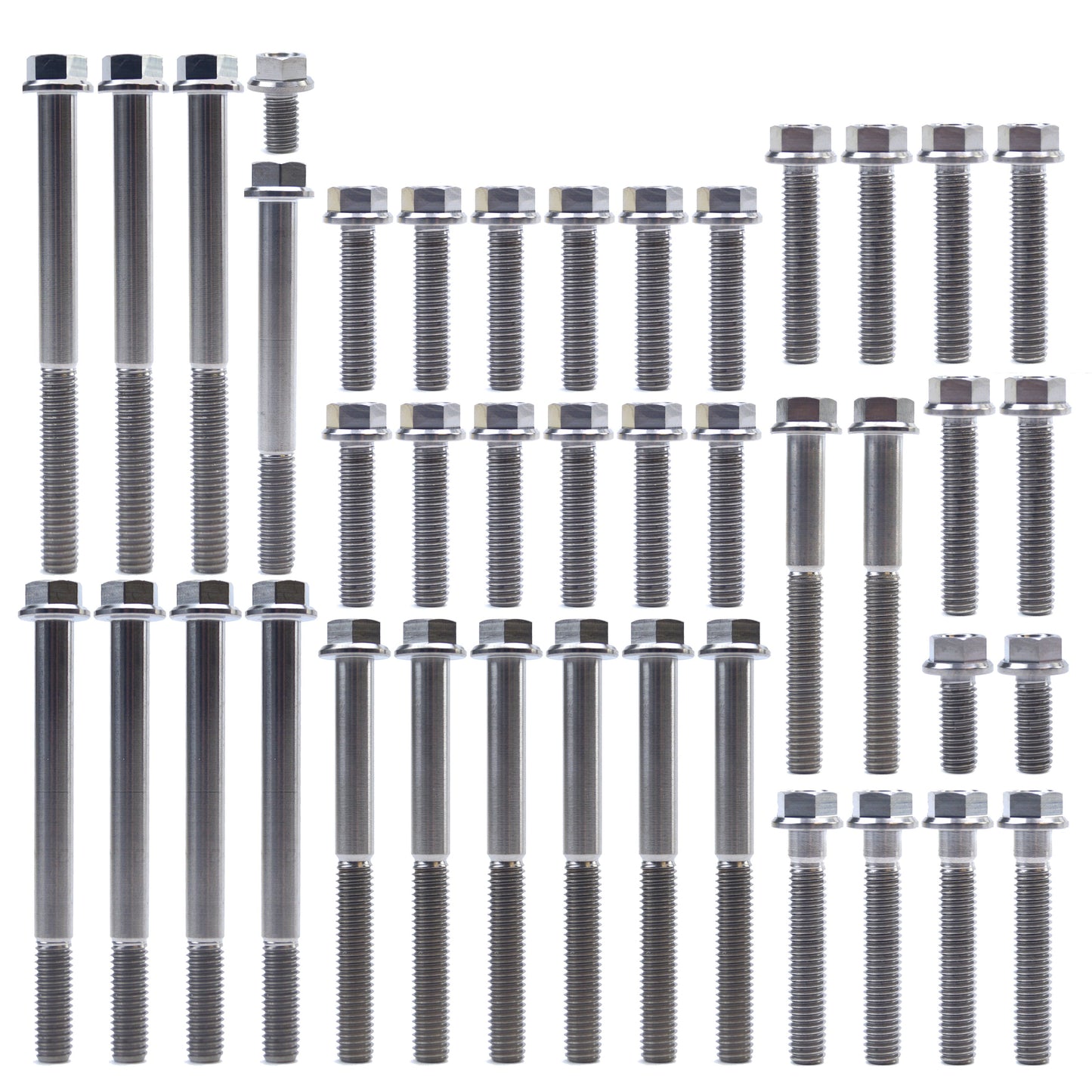 KAWASAKI KX 250 F TITANIUM ENGINE BOLT KIT, KIT SIZE 42 BOLTS !!! MADE TO ORDER !!!