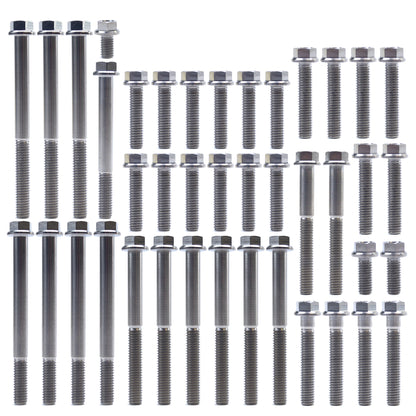 KAWASAKI KX 250 F TITANIUM ENGINE BOLT KIT, KIT SIZE 42 BOLTS !!! MADE TO ORDER !!!