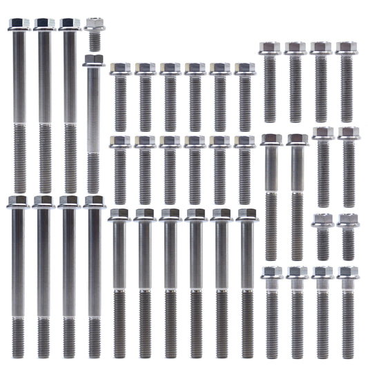 KAWASAKI KX 250 F TITANIUM ENGINE BOLT KIT, KIT SIZE 42 BOLTS !!! MADE TO ORDER !!!