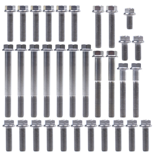 KTM HUQ 65 TITANIUM ENGINE BOLT KIT, KIT SIZE 33 BOLTS !!! MADE TO ORDER !!!