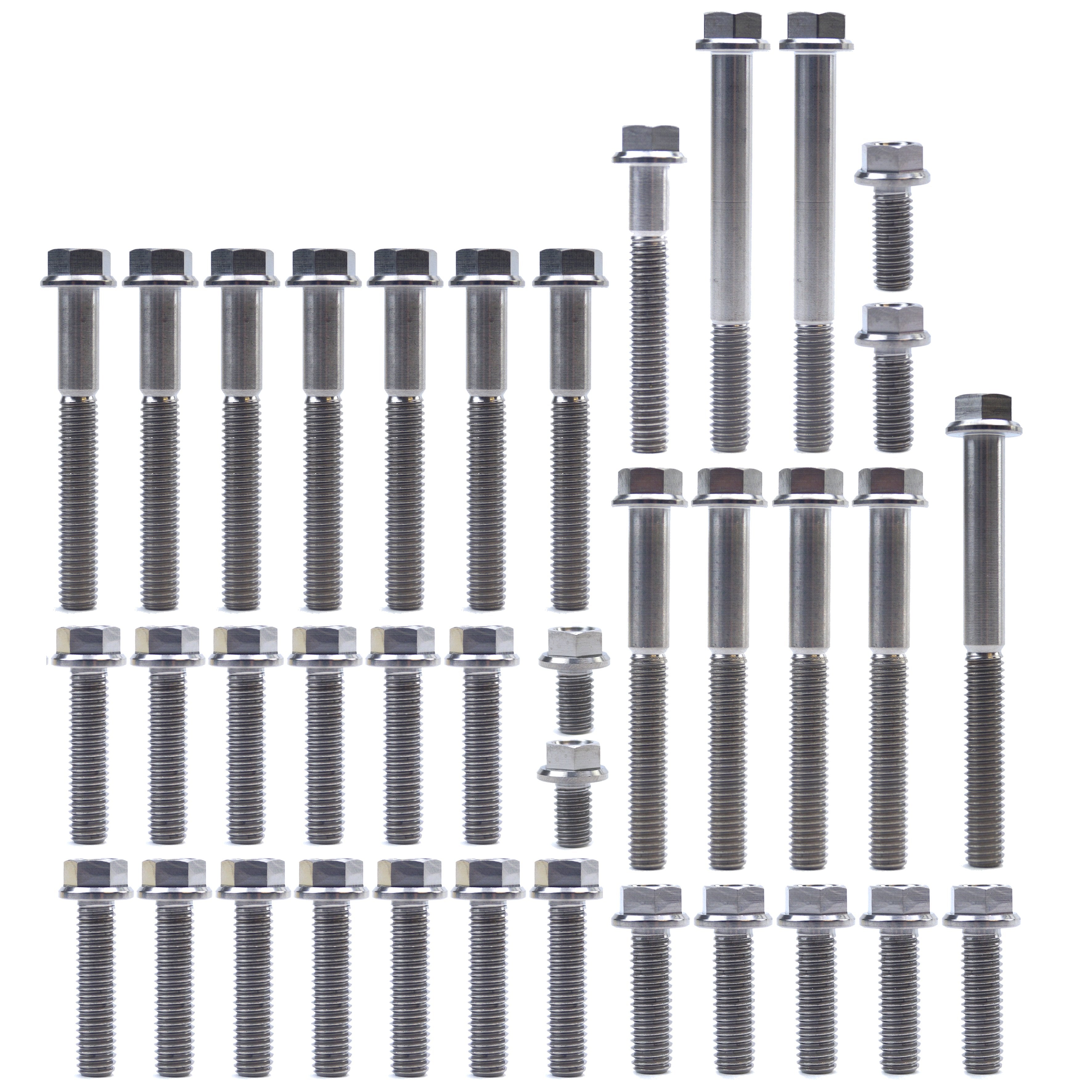 KTM HUQ 85 TITANIUM ENGINE BOLT KIT, KIT SIZE 46 BOLTS !!! MADE TO ORDER !!!