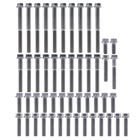 KTM HUQ 250 TITANIUM ENGINE BOLT KIT, KIT SIZE 49 BOLTS !!! MADE TO ORDER !!!