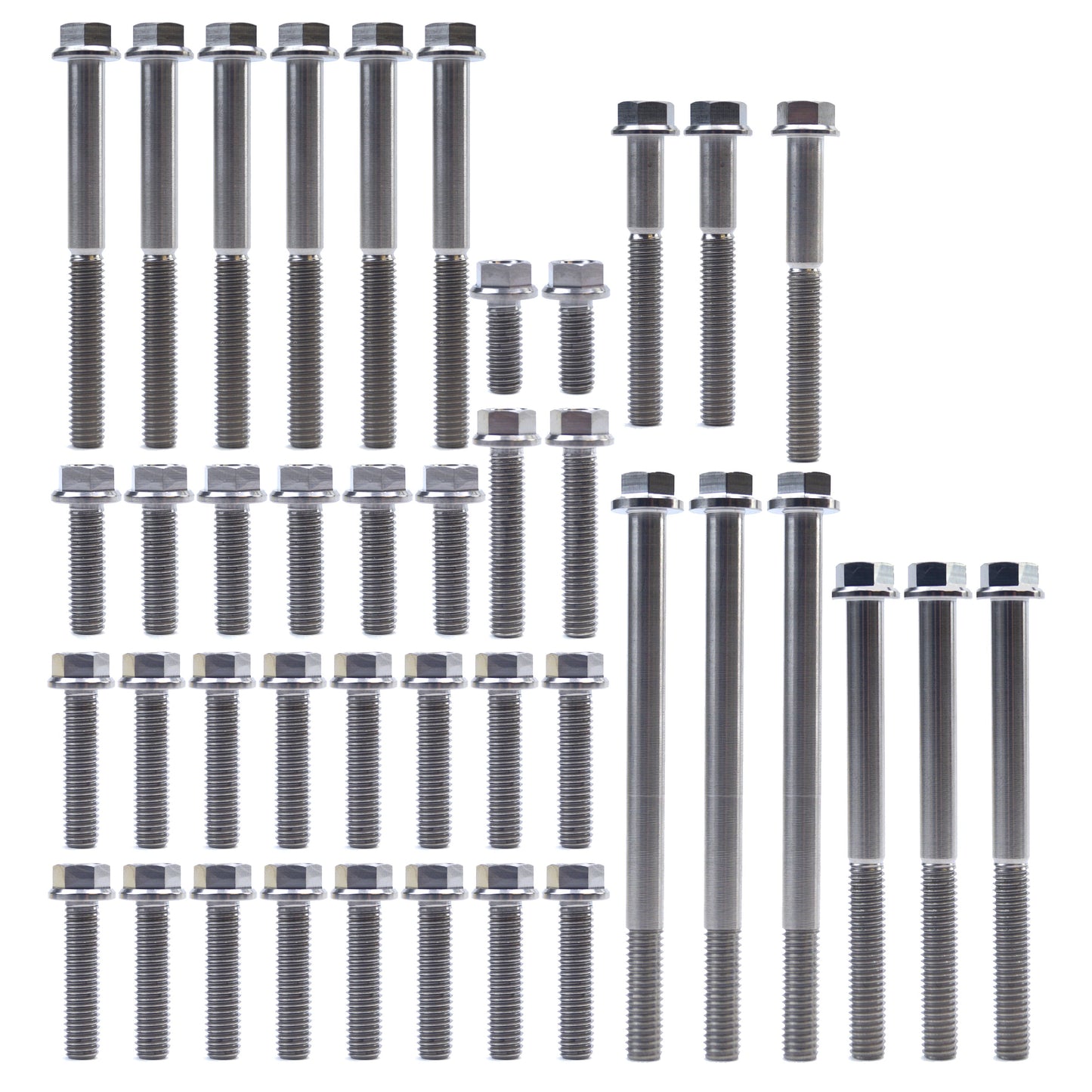 KTM HUQ 450 TITANIUM ENGINE BOLT KIT, KIT SIZE 41 BOLTS !!! MADE TO ORDER !!!