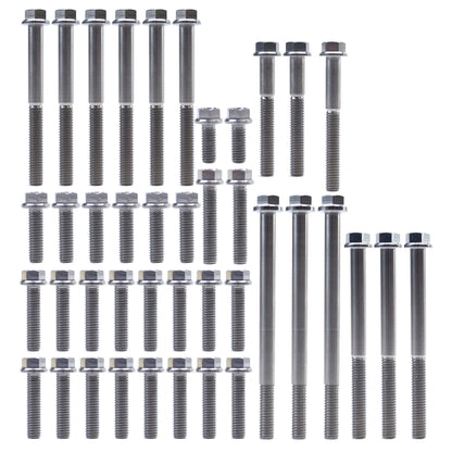 KTM HUQ 450 TITANIUM ENGINE BOLT KIT, KIT SIZE 41 BOLTS !!! MADE TO ORDER !!!