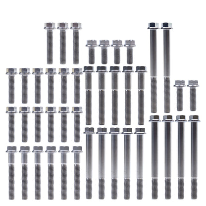 KTM HUQ FE EXC-F TITANIUM ENGINE BOLT KIT, KIT SIZE 43 BOLTS !!! MADE TO ORDER !!!