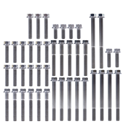 KTM HUQ FE EXC-F TITANIUM ENGINE BOLT KIT, KIT SIZE 43 BOLTS !!! MADE TO ORDER !!!