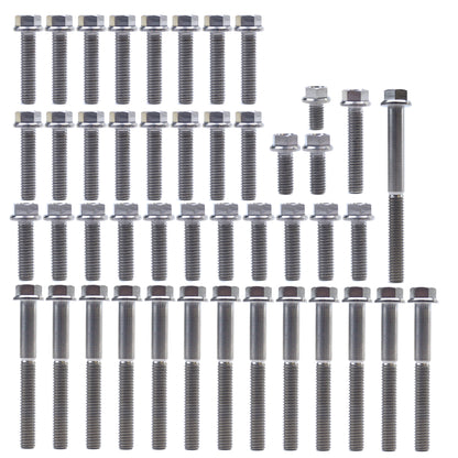 KTM HUQ 150 TPI TITANIUM ENGINE BOLT KIT, KIT SIZE 45 BOLTS !!! MADE TO ORDER !!!