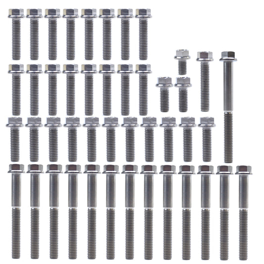 KTM HUQ 150 TPI TITANIUM ENGINE BOLT KIT, KIT SIZE 45 BOLTS !!! MADE TO ORDER !!!