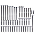 ENGINE BOLT KIT CR 125 R 90-07, KIT SIZE 69 BOLTS !!! MADE TO ORDER !!! TITANIUM BOLT KIT