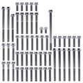 ENGINE BOLT KIT CRF 250 R 04-09, KIT SIZE 58 BOLTS !!! MADE TO ORDER !!! TITANIUM BOLT KIT