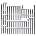ENGINE BOLT KIT CRF 250 R 10-17, KIT SIZE 57BOLTS !!! MADE TO ORDER !!! TITANIUM BOLT KIT