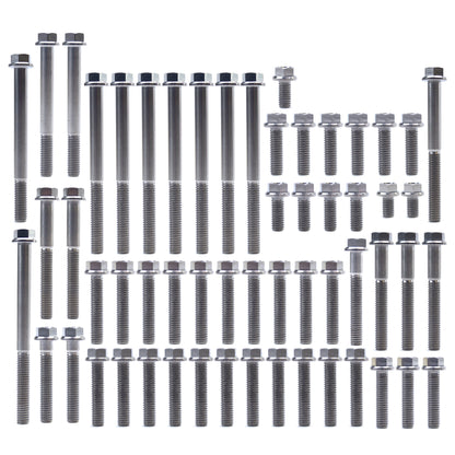 ENGINE BOLT KIT CRF 250 R 10-17, KIT SIZE 57BOLTS !!! MADE TO ORDER !!! TITANIUM BOLT KIT