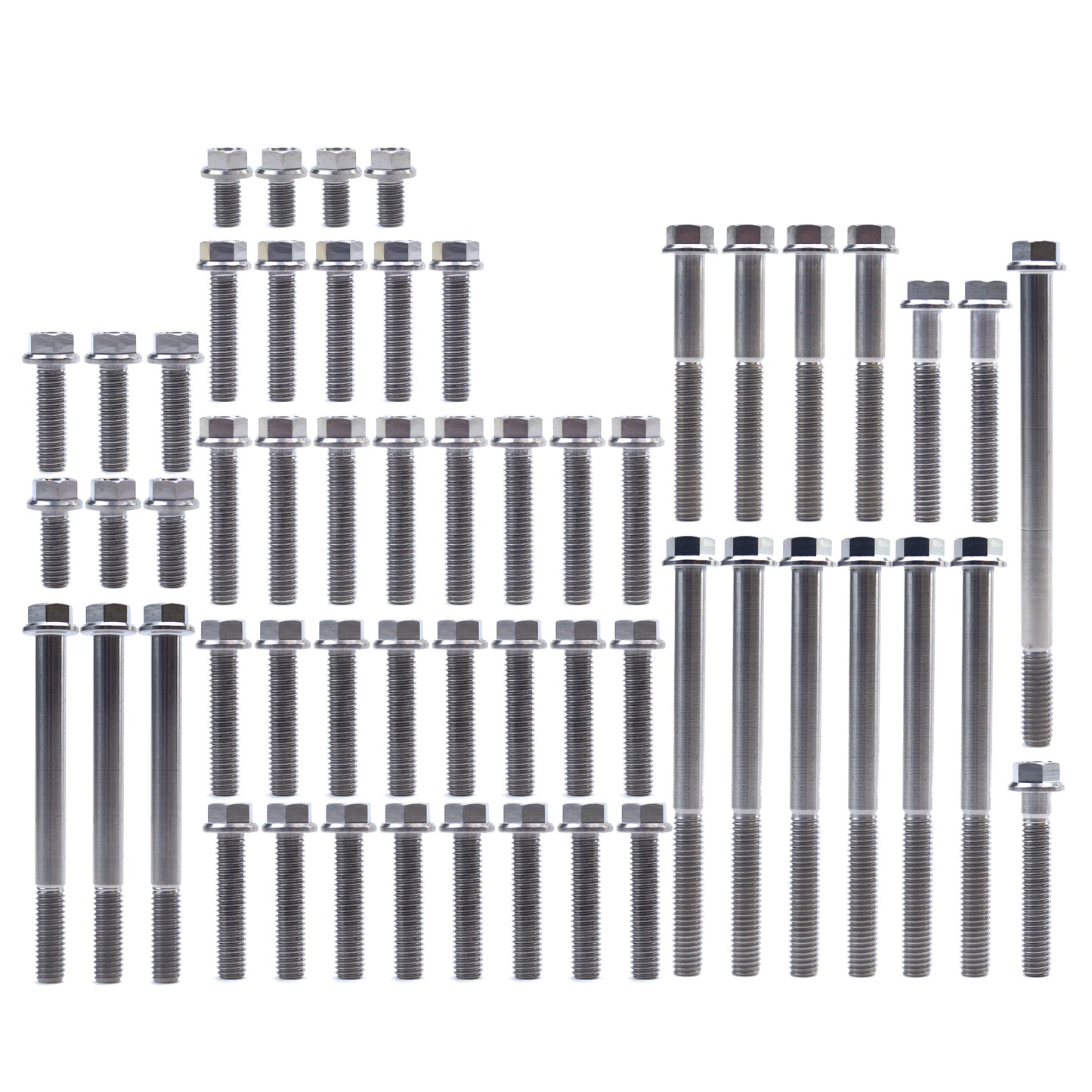 ENGINE BOLT KIT CRF 450 R 02-08, KIT SIZE 56 BOLTS !!! MADE TO ORDER !!! TITANIUM BOLT KIT