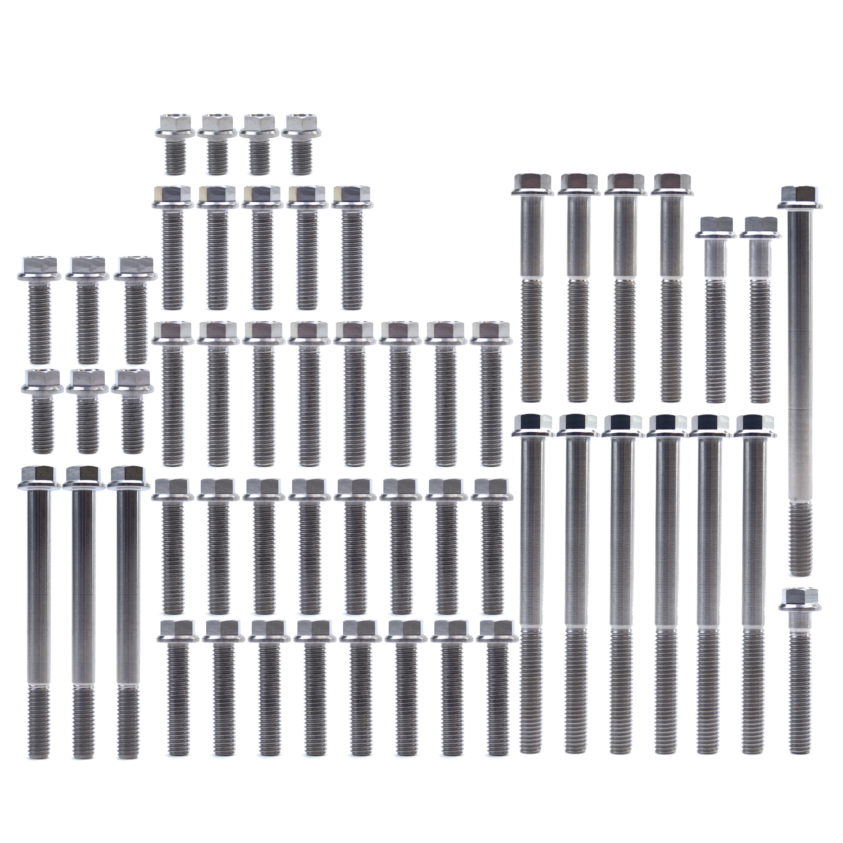 ENGINE BOLT KIT CRF 450 R 02-08, KIT SIZE 56 BOLTS !!! MADE TO ORDER !!! TITANIUM BOLT KIT