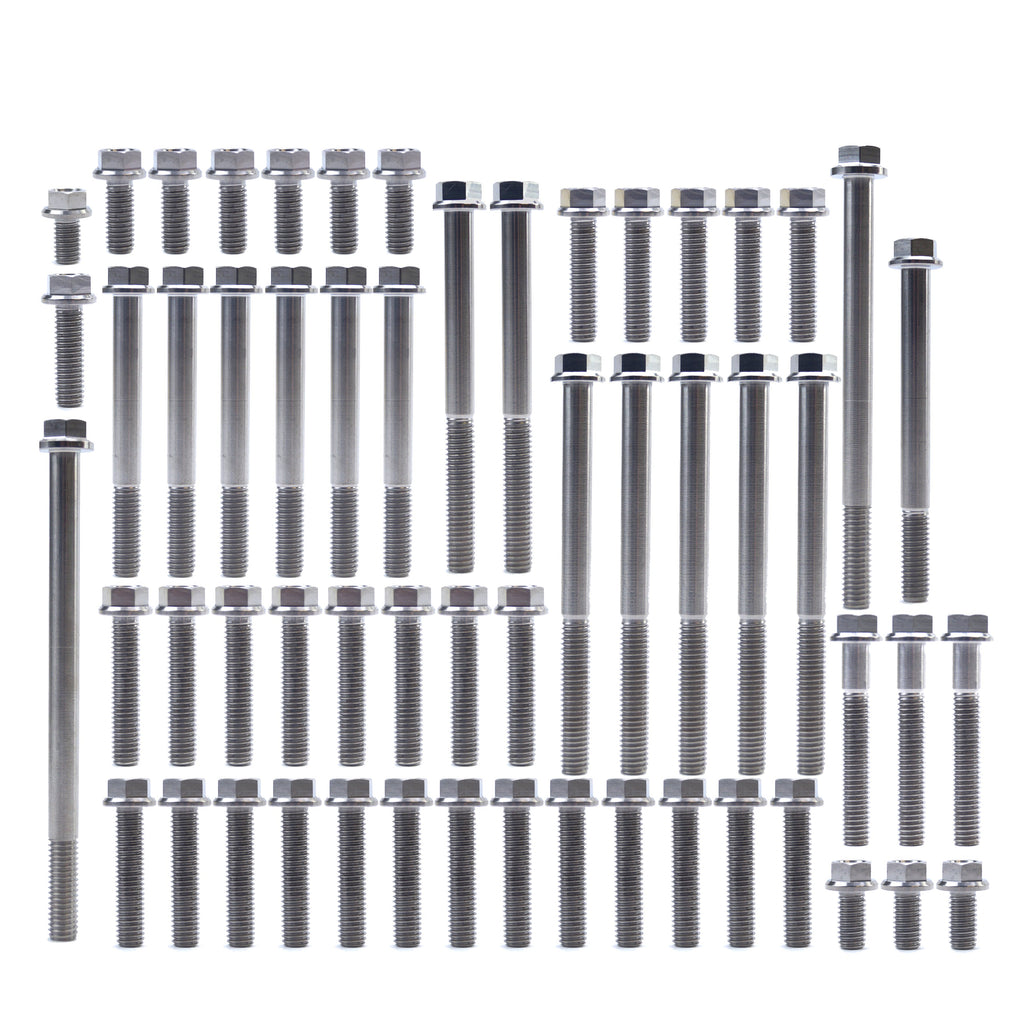 ENGINE BOLT KIT CRF 450 R 09-12, KIT SIZE 56BOLTS !!! MADE TO ORDER !!! TITANIUM BOLT KIT