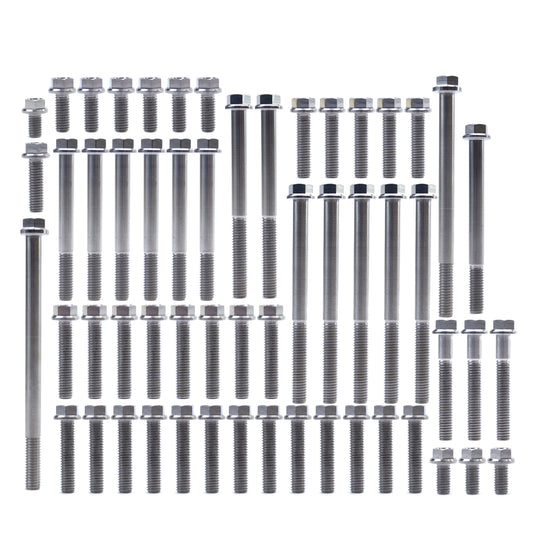 ENGINE BOLT KIT CRF 450 R 09-12, KIT SIZE 56BOLTS !!! MADE TO ORDER !!! TITANIUM BOLT KIT